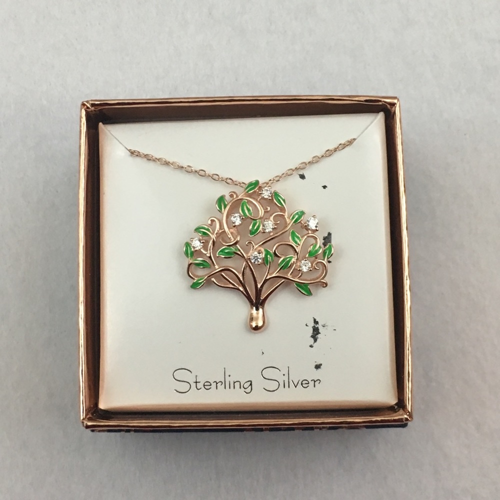 Sterling Sliver tree of life necklace